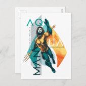 Carte Postale Aquaman | Modernist Aquaman Collage (Devant / Derrière)