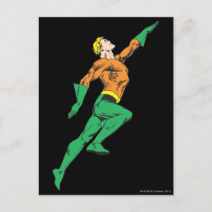 Carte Postale Aquaman saute