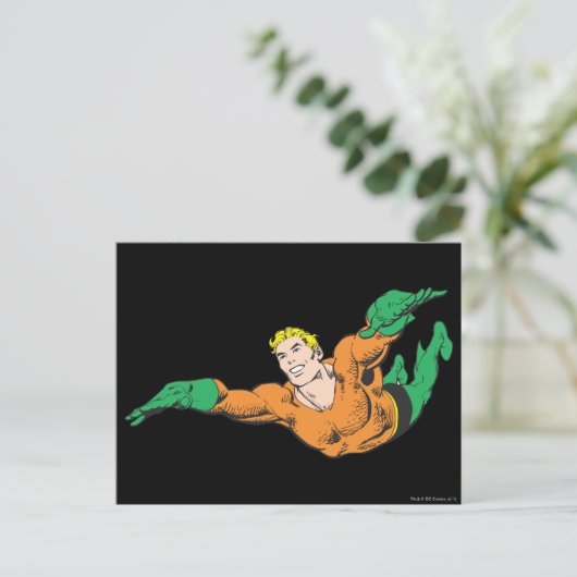 Carte Postale Aquaman Soars (Debout devant)
