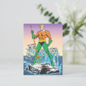 Carte Postale Aquaman Stand Avec Spear (Debout devant)