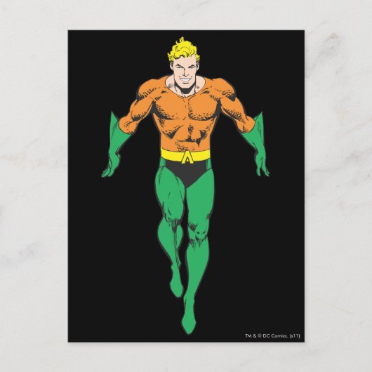 Carte Postale Aquaman tourne (Devant)