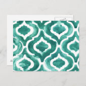 Carte Postale Aquamarine Motif IV (Devant / Derrière)