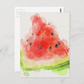 Carte Postale Aquarelle (Devant / Derrière)