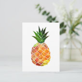 Carte Postale Aquarelle ananas (Debout devant)