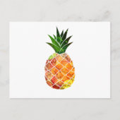 Carte Postale Aquarelle ananas (Devant)