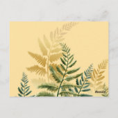 Carte Postale Aquarelle Arbres 2 (Dos)