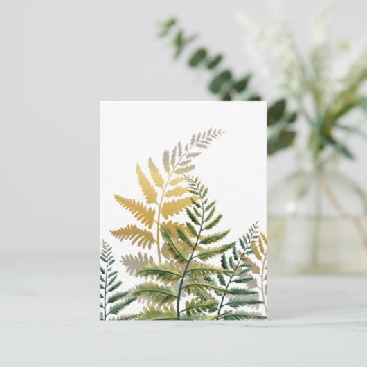 Carte Postale Aquarelle Arbres 6 (Debout devant)