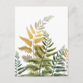 Carte Postale Aquarelle Arbres 6 (Devant)