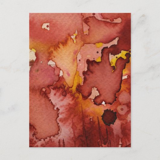 Carte Postale Aquarelle arrière - plan 3 (Devant)