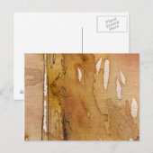 Carte Postale Aquarelle arrière - plan artistique (Devant / Derrière)