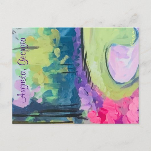 Carte Postale Aquarelle Augusta 2024 (Devant)