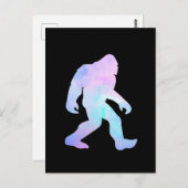 Carte Postale Aquarelle Bigfoot (Devant / Derrière)