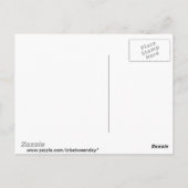 Carte Postale Aquarelle bleu de l'Oeuf de Robin (Dos)