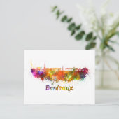 Carte Postale Aquarelle bordelaise (Debout devant)