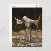 Carte Postale Aquarelle "Brother Martin" par John Bauer (Devant / Derrière)