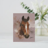 Carte Postale Aquarelle Brown (Debout devant)
