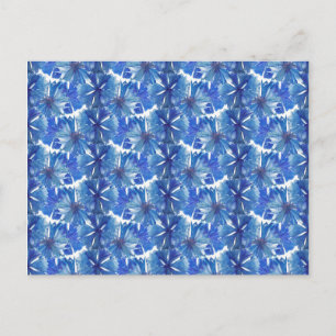 Carte Postale aquarelle cornflower glaçure
