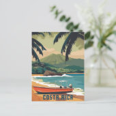 Carte Postale Aquarelle Costa Rica (Debout devant)