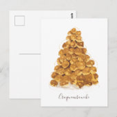 Carte Postale Aquarelle Croquembouche (Devant / Derrière)