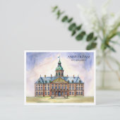 Carte postale aquarelle d'Amsterdam (Debout devant)