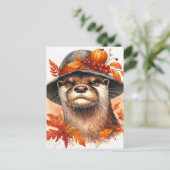 Carte Postale Aquarelle d'automne (Debout devant)