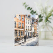 Carte Postale Aquarelle de Copenhague (Debout devant)