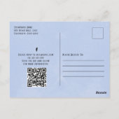 Carte Postale Aquarelle de la fête de la piscine d'été personnal (Dos)