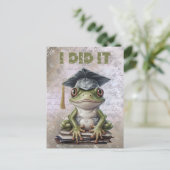 Carte Postale Aquarelle de la grenouille (Debout devant)