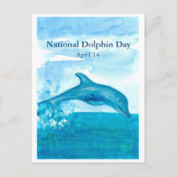Aquarelle de la Journée nationale des dauphins