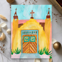 Aquarelle de l'église San Jose de Gracia Nouveau M
