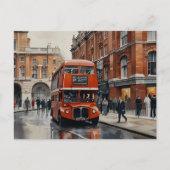 Carte Postale aquarelle de Londres (Devant)