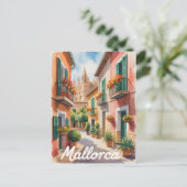 Carte Postale Aquarelle de Majorque (Debout devant)