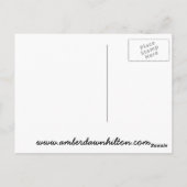 Carte postale Aquarelle de méduse (Dos)