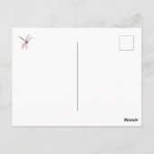 Carte Postale aquarelle de nénuphar (Dos)