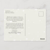 Carte Postale Aquarelle de Noël Ornements de vacances Photo (Dos)