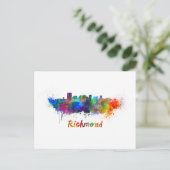 Carte Postale Aquarelle de Richmond (Debout devant)