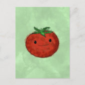 Carte Postale Aquarelle de tomate mignonne (Devant)
