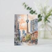 Carte Postale Aquarelle de Toronto (Debout devant)
