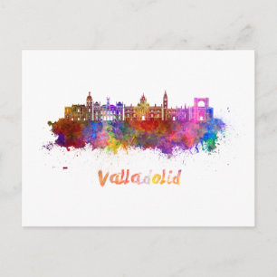 Carte Postale Aquarelle de Valladolid