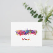 Carte Postale Aquarelle de Vienne (Debout devant)