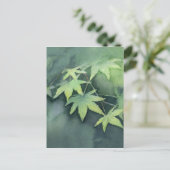 Carte Postale Aquarelle d'érable japonaise (Debout devant)