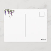 Carte Postale Aquarelle Dreamy jardin vert élégant (Dos)