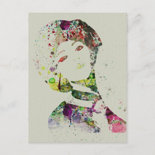 Carte Postale Aquarelle du danseur (Devant)