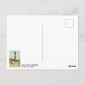 Carte Postale Aquarelle du phare de Cape Hatteras (Dos)