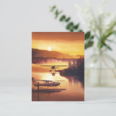 Carte Postale Aquarelle du plan flottant "Sky Harbour" (Debout devant)