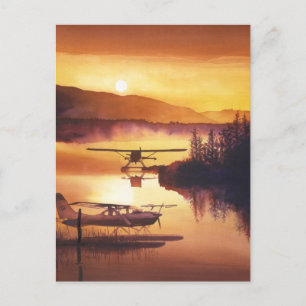 Carte Postale Aquarelle du plan flottant "Sky Harbour"