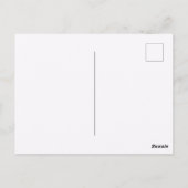 Carte Postale Aquarelle d'un pélican (Dos)