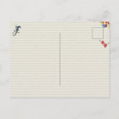 Carte Postale Aquarelle épanouie Bonne fête des Mères (Dos)