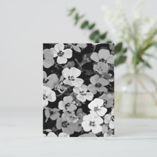 Carte Postale Aquarelle Fleur rouge 2