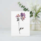 Carte Postale Aquarelle florale III (Debout devant)